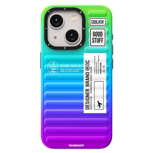 Youngkit Apple iPhone 15 Kılıf YoungKit The Secret Color Serisi Kapak - 9