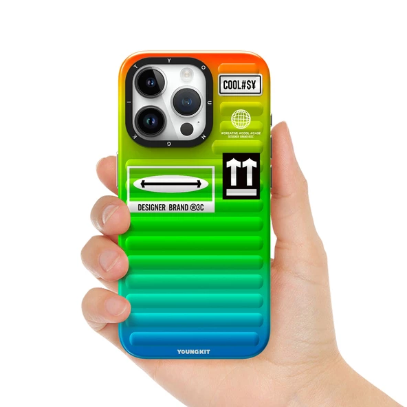 Youngkit Apple iPhone 15 Kılıf YoungKit The Secret Color Serisi Kapak - 2