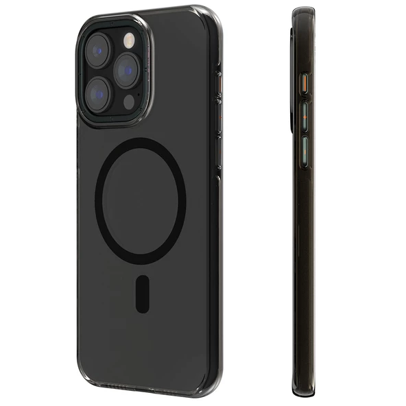 Youngkit Apple iPhone 15 Pro Kılıf Magsafe Şarj Özellikli Şeffaf Youngkit Crystal Shield Serisi Kapak - Resim 10