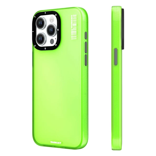 Youngkit Apple iPhone 15 Pro Max Kılıf Buzlu Mat Tasarım Youngkit Hidden Sand Serisi Kapak - 12