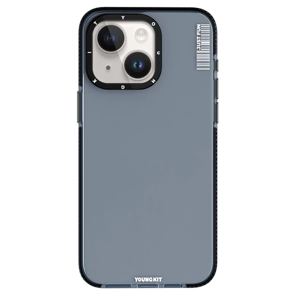 Youngkit Apple iPhone 15 Kılıf Pürüzsüz Düz Arka Yüzey YoungKit Crystal Color Serisi Kapak - Resim 5