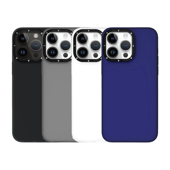 Youngkit Apple iPhone 15 Pro Max Kılıf Buzlu Mat Tasarım Youngkit Hidden Sand Serisi Kapak - 8