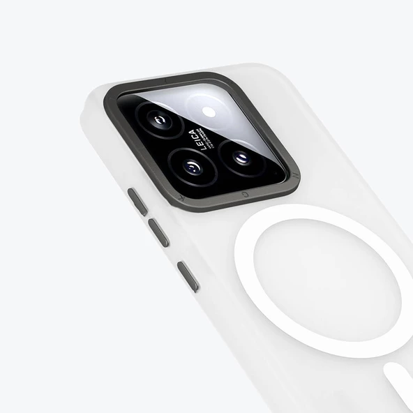 Youngkit Xiaomi Mi 14 Kılıf Magsafe Şarj Özellikli Youngkit Hidden Sand Serisi Kapak - Resim 8