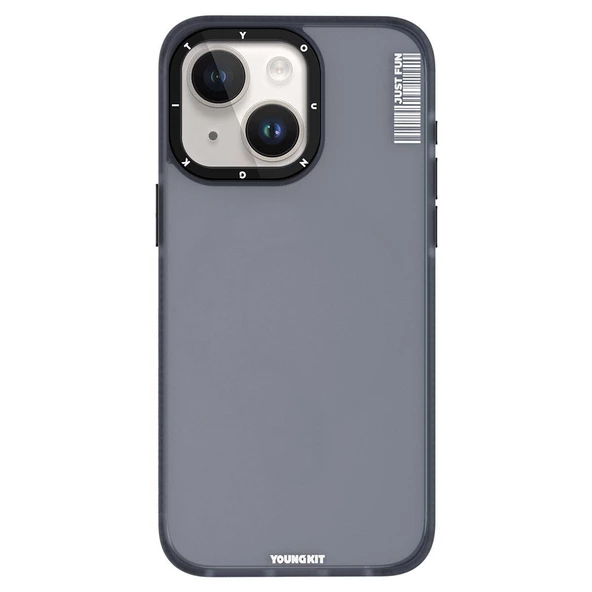 Youngkit Apple iPhone 15 Kılıf Buzlu Mat Tasarım Youngkit Colored Sand Serisi Kapak - 8