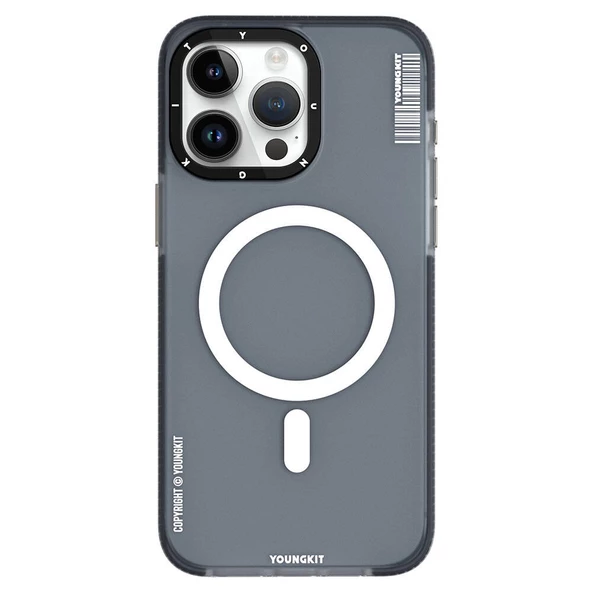 Youngkit Apple iPhone 15 Pro Kılıf Magsafe Şarj Özellikli Youngkit Jiansha Serisi Kapak - Resim 2