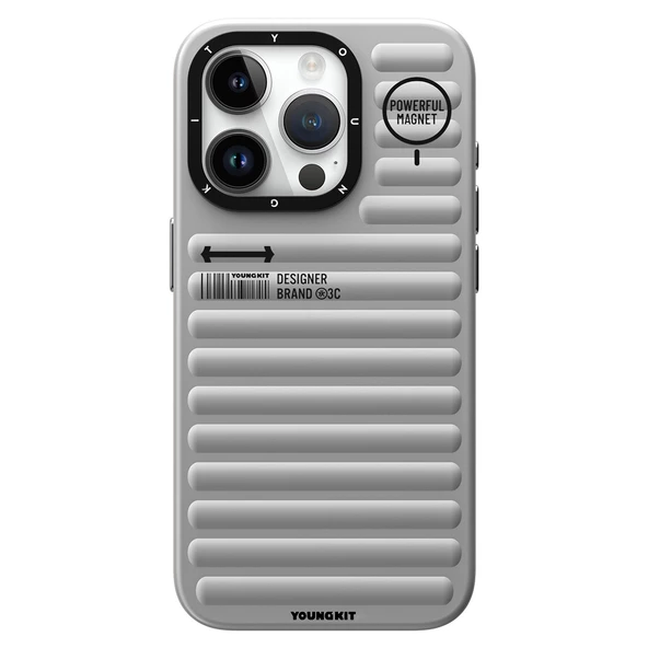 Youngkit Apple iPhone 15 Pro Kılıf Mat Renkli Tasarım YoungKit Original Serisi Kapak - 10