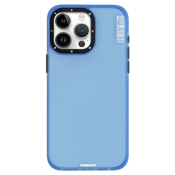 Youngkit Apple iPhone 15 Pro Max Kılıf Buzlu Mat Tasarım Youngkit Colored Sand Serisi Kapak - 12