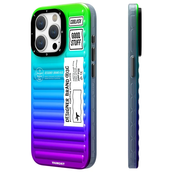 Youngkit Apple iPhone 15 Pro Kılıf YoungKit The Secret Color Serisi Kapak - 2