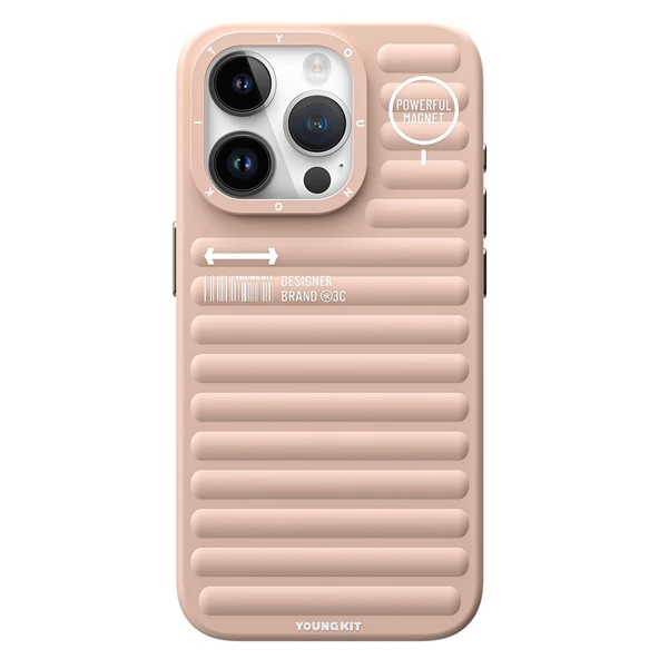 Youngkit Apple iPhone 15 Pro Kılıf Mat Renkli Tasarım YoungKit Original Serisi Kapak - 11