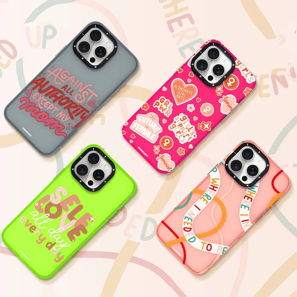 Youngkit Apple iPhone 14 Kılıf Bethany Green Tasarımlı Youngkit Sweet Language Kapak - 12