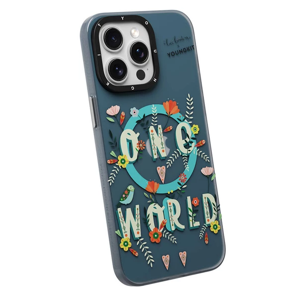 Youngkit Apple iPhone 14 Pro Max Kılıf Magsafe Şarj Özellikli Bee Brown Tasarımlı Youngkit Colorful Life Serisi Kapak - Resim 6