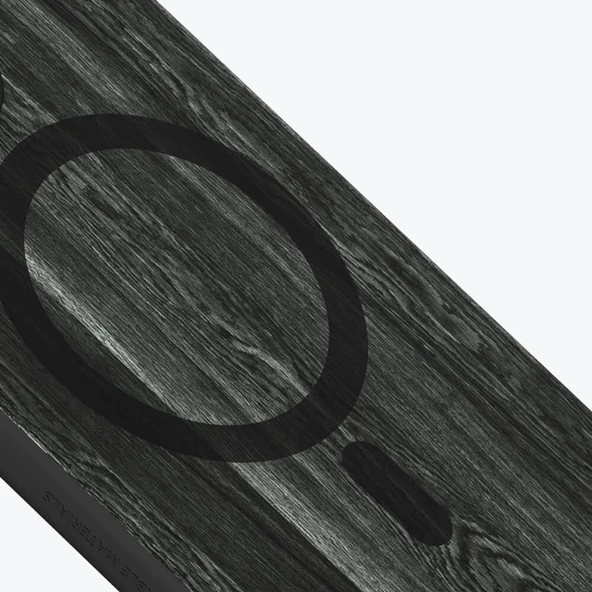 Youngkit Apple iPhone 14 Pro Max Kılıf Magsafe Şarj Özellikli Sararmaya Dayanıklı Youngkit Wood Forest Serisi Kapak - Resim 11