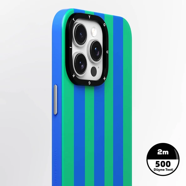 Youngkit Apple iPhone 14 Pro Kılıf Magsafe Şarj Özellikli Youngkit Striped Piano Keys Serisi Kapak - Resim 5