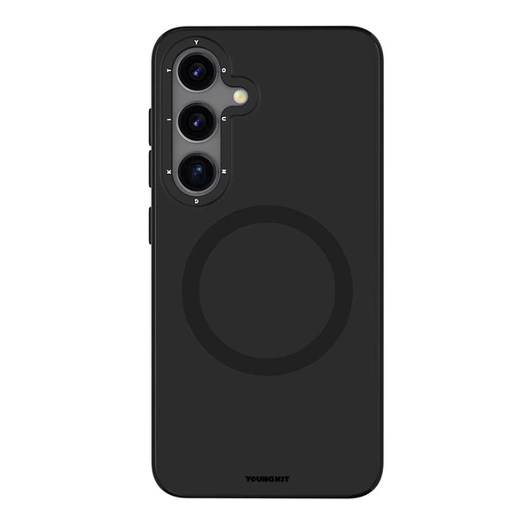 Youngkit Galaxy S24 Kılıf Magsafe Şarj Özellikli Çizilmeye Ve Aşınmaya Dayanıklı Youngkit Velvet Serisi Kapak - Resim 4