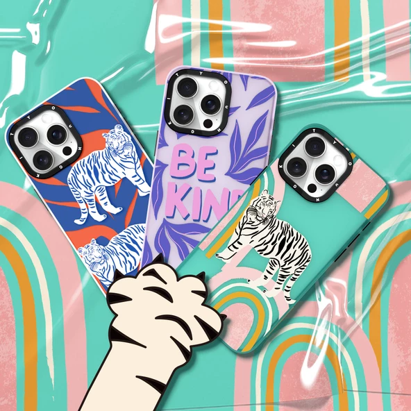 Youngkit Apple iPhone 15 Pro Max Kılıf Tara Reed Tasarımlı Youngkit Tiger Rhyme Kapak - Resim 4