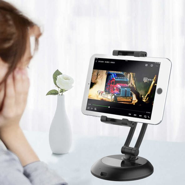 Zore PB-45S 360 Dönen Ağır Ayak Dizayn Tablet Telefon Standı - 4