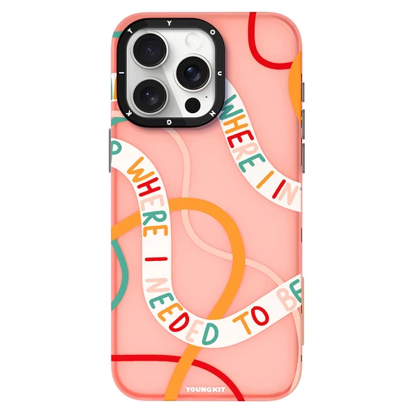 Youngkit Apple iPhone 15 Pro Max Kılıf Bethany Green Tasarımlı Youngkit Sweet Language Kapak - 5