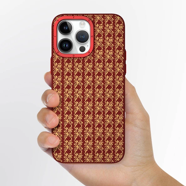 Youngkit Apple iPhone 14 Pro Max Kılıf Magsafe Şarj Özellikli Kevlar 1500D Youngkit Auspicious Loong Serisi Kapak - Resim 4