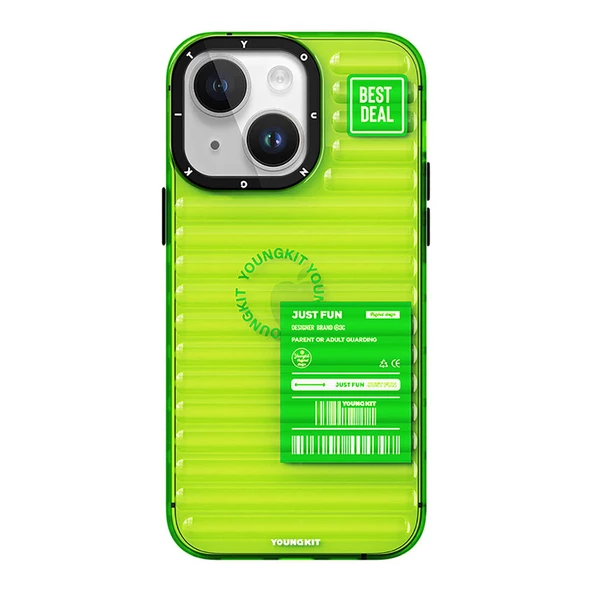 Youngkit Apple iPhone 13 Kılıf Şeffaf Renkli Tasarım YoungKit Fluorite Serisi Kapak - 2