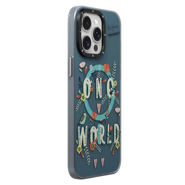 Youngkit Apple iPhone 14 Pro Kılıf Magsafe Şarj Özellikli Bee Brown Tasarımlı Youngkit Colorful Life Serisi Kapak - Resim 3