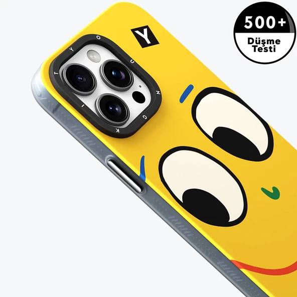 Youngkit Apple iPhone 15 Pro Max Kılıf Magsafe Şarj Özellikli Sunshine Tasarımlı Youngkit Daily Happy Serisi Kapak - Resim 10