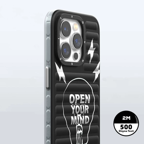 Youngkit Apple iPhone 15 Pro Max Kılıf Magsafe Şarj Özellikli Youngkit Open Mind Serisi Kapak - Resim 5