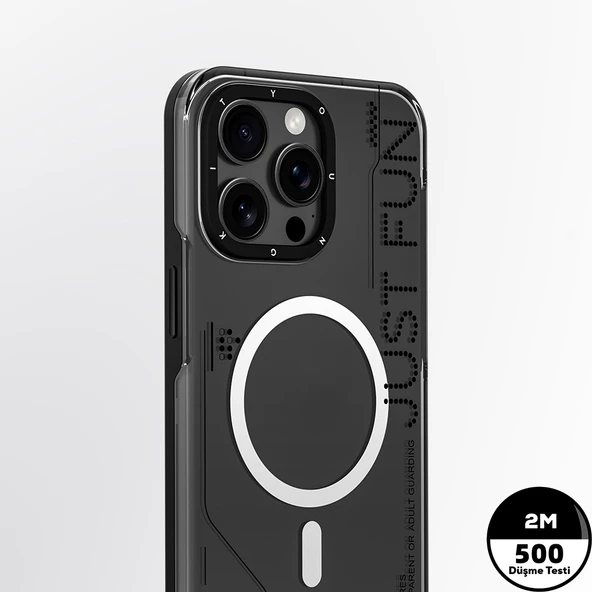 Youngkit Apple iPhone 16 Pro Max Kılıf Magsafe Şarj Özellikli Çıkarılabilir Arka Yüzeyli Youngkit Mecha Kapak - Resim 10