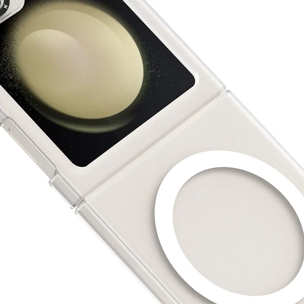 Youngkit Galaxy Z Flip 6 Kılıf Magsafe Şarj Özellikli Youngkit Hidden Sand Serisi Kapak - Resim 3
