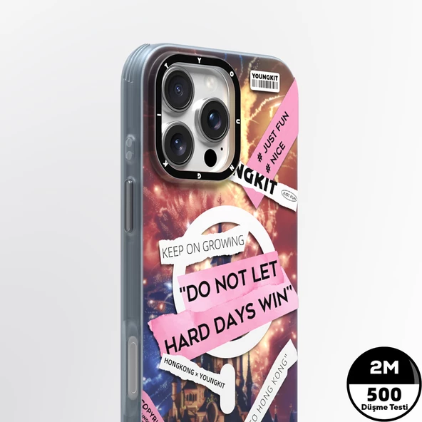 Youngkit Apple iPhone 15 Pro Kılıf Magsafe Şarj Özellikli Youngkit A-City Serisi Kapak - Resim 8