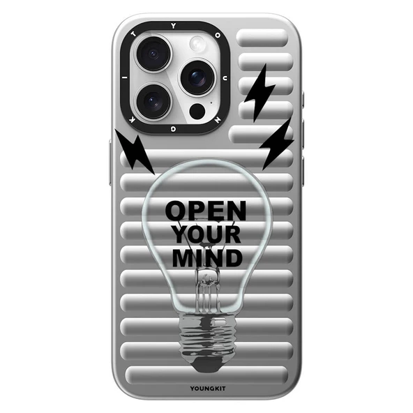 Youngkit Apple iPhone 15 Pro Kılıf Magsafe Şarj Özellikli Youngkit Open Mind Serisi Kapak