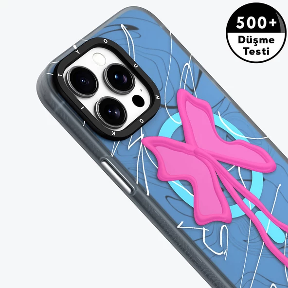 Youngkit Apple iPhone 14 Pro Max Kılıf Magsafe Şarj Özellikli Youngkit Anti-Trend Serisi Kapak - Resim 3