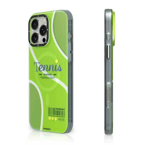 Youngkit Apple iPhone 16 Pro Max Kılıf Magsafe Şarj Özellikli Spor Tasarımlı Youngkit Dynamic Serisi Kapak - Resim 2