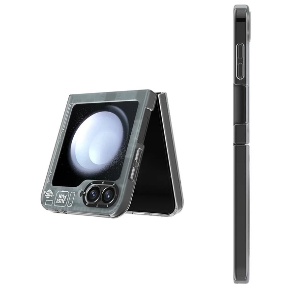 Youngkit Galaxy Z Flip 6 Kılıf Magsafe Şarj Özellikli Youngkit Technology Serisi Kapak - Resim 3