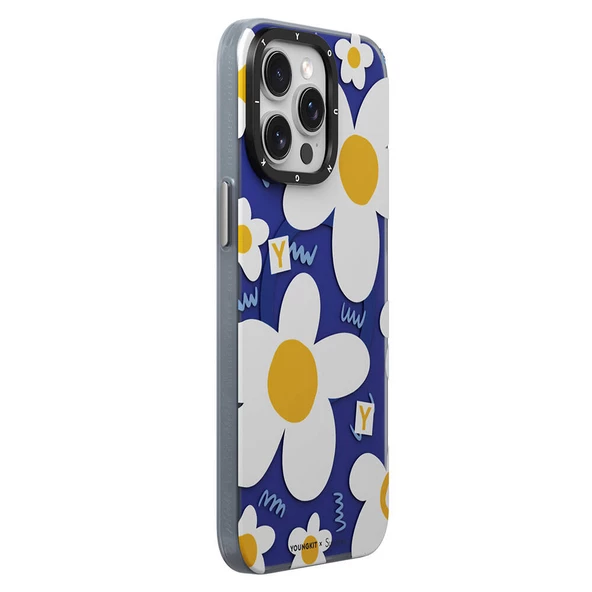 Youngkit Apple iPhone 15 Pro Kılıf Magsafe Şarj Özellikli Sunshine Tasarımlı Youngkit Spring Breeze Serisi Kapak - Resim 3
