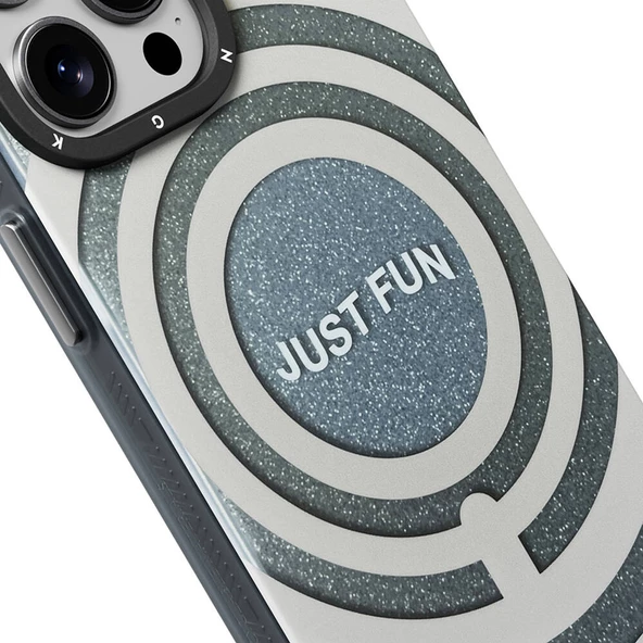 Youngkit Apple iPhone 15 Pro Kılıf Magsafe Şarj Özellikli Youngkit Star Dazzle Serisi Kapak - Resim 9