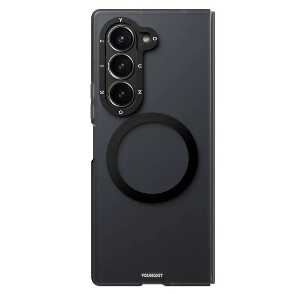 Youngkit Galaxy Z Fold 6 Kılıf Magsafe Şarj Özellikli Youngkit Hidden Sand Serisi Kapak - Resim 9