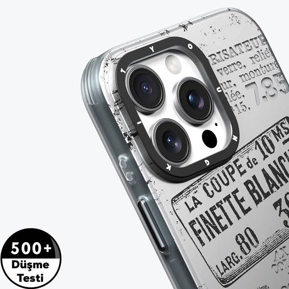 Youngkit Apple iPhone 16 Pro Kılıf Magsafe Şarj Özellikli Youngkit Literary Serisi Retro Magz Kapak - Resim 3