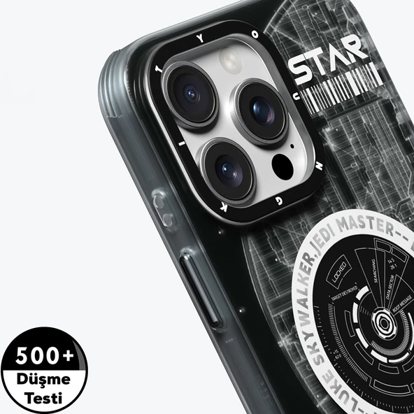 Youngkit Apple iPhone 16 Pro Kılıf Magsafe Şarj Özellikli Airbagli Hologram Tasarımlı Youngkit Interstellar Serisi Kapak - Resim 8