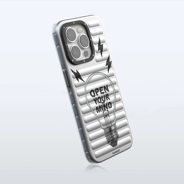 Youngkit Apple iPhone 14 Pro Kılıf Magsafe Şarj Özellikli Youngkit Open Mind Serisi Kapak - Resim 9