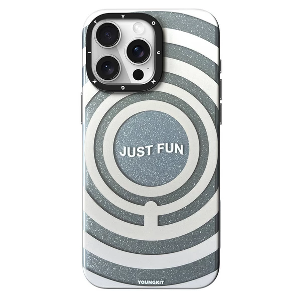 Youngkit Apple iPhone 15 Pro  Max Kılıf Magsafe Şarj Özellikli Youngkit Star Dazzle Serisi Kapak - Resim 4