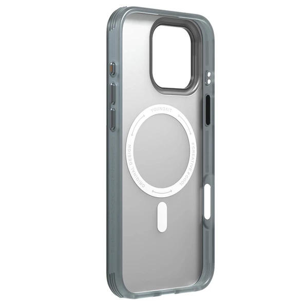 Youngkit Apple iPhone 16 Pro Kılıf Magsafe Şarj Özellikli Youngkit Literary Serisi Classic Kapak - 3
