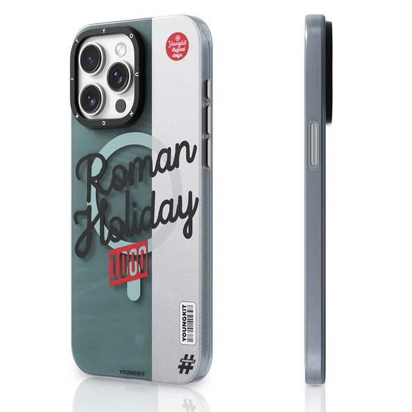 Youngkit Apple iPhone 15 Pro Max Kılıf Magsafe Şarj Özellikli Youngkit Motorcycle Legend Serisi Kapak - Resim 3