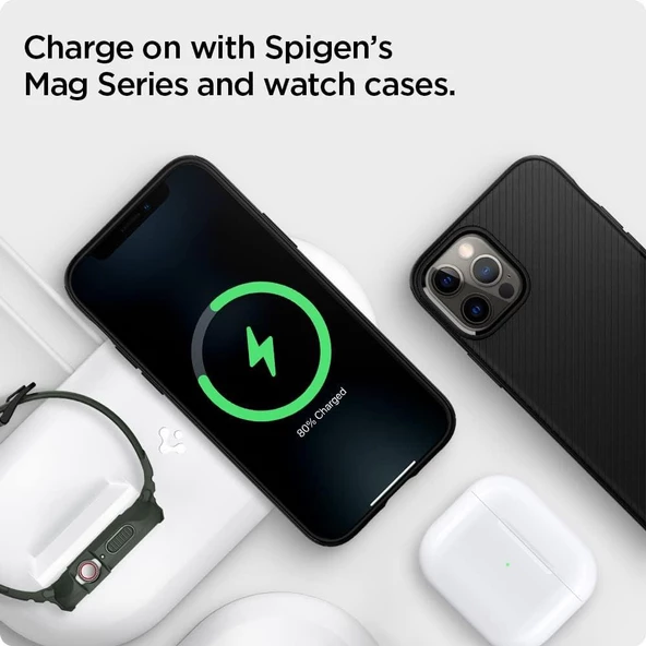 SPİGEN MAGFİT DUO 2İN1 MAGSAFE & APPLE W - Outlet - 2