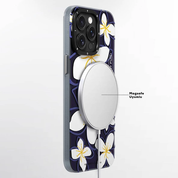 Youngkit Apple iPhone 14 Pro Max Kılıf Magsafe Şarj Özellikli Sunshine Tasarımlı Youngkit Smile Serisi Kapak - Resim 3