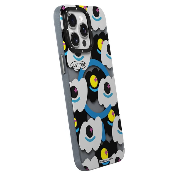 Youngkit Apple iPhone 14 Pro Kılıf Magsafe Şarj Özellikli Youngkit Happy View Serisi Kapak - Resim 4