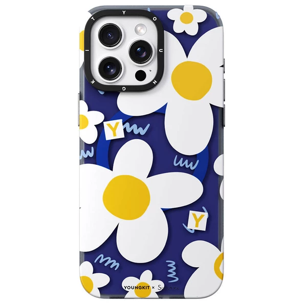 Youngkit Apple iPhone 14 Pro Max Kılıf Magsafe Şarj Özellikli Sunshine Tasarımlı Youngkit Spring Breeze Serisi Kapak - Resim 7