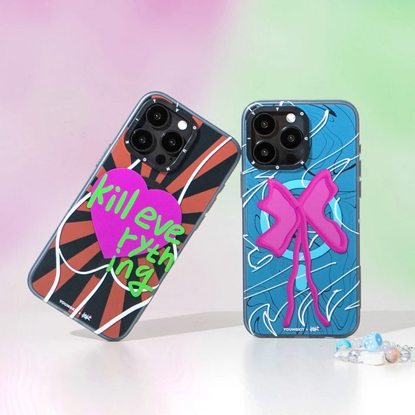 Youngkit Apple iPhone 15 Pro Kılıf Magsafe Şarj Özellikli Youngkit Anti-Trend Serisi Kapak - Resim 6