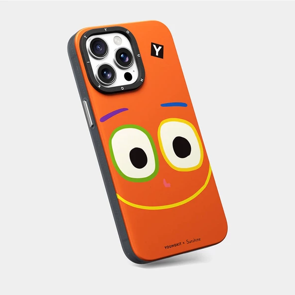 Youngkit Apple iPhone 14 Pro Kılıf Magsafe Şarj Özellikli Sunshine Tasarımlı Youngkit Daily Happy Serisi Kapak - Resim 10