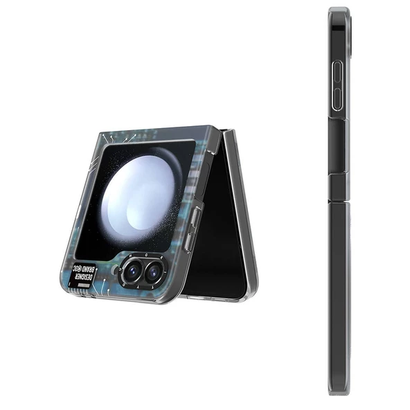 Youngkit Galaxy Z Flip 6 Kılıf Magsafe Şarj Özellikli Youngkit Technology Serisi Kapak - Resim 2