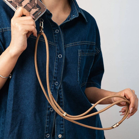 Youngkit Youngkit YQ002 Yansıtıcı Şerit Desenli Cep Telefonu Boyun Askı İpi - Resim 5